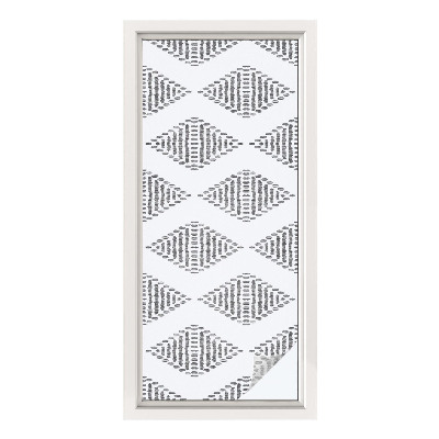 Pellicola per vetri effetto ghiaccio colorato Diamanti geometrici