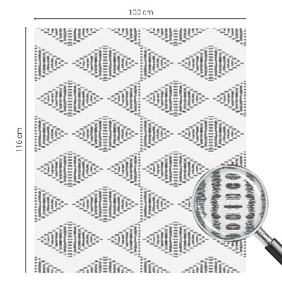 Pellicola per vetri effetto ghiaccio colorato Diamanti geometrici