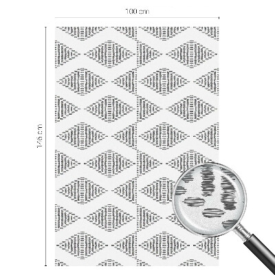 Pellicola per vetri effetto ghiaccio colorato Diamanti geometrici