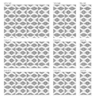 Pellicola per vetri effetto ghiaccio colorato Diamanti geometrici