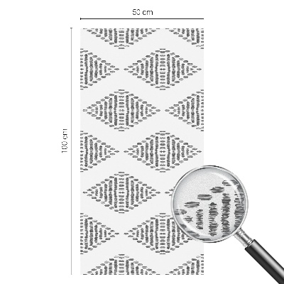 Pellicola per vetri effetto ghiaccio colorato Diamanti geometrici