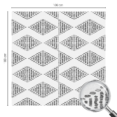 Pellicola per vetri effetto ghiaccio colorato Diamanti geometrici