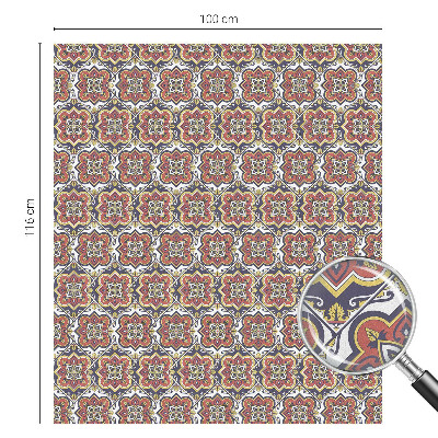 Pellicola decorativa per vetri Ornamento floreale