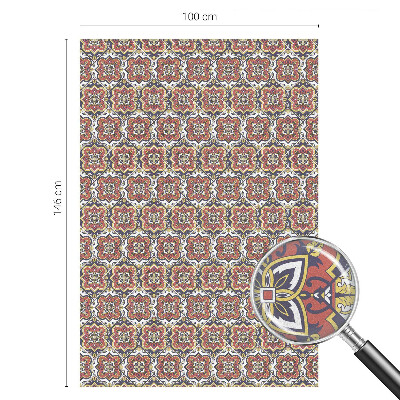 Pellicola decorativa per vetri Ornamento floreale