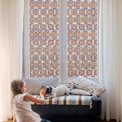 Pellicola decorativa per vetri Ornamento floreale