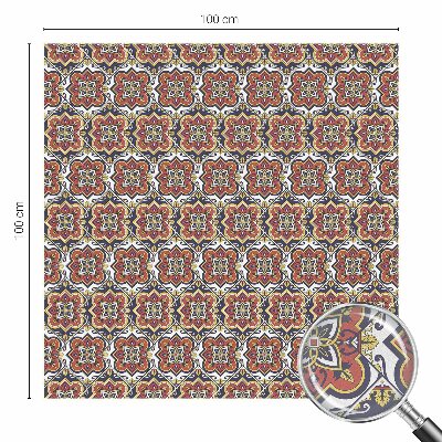 Pellicola decorativa per vetri Ornamento floreale