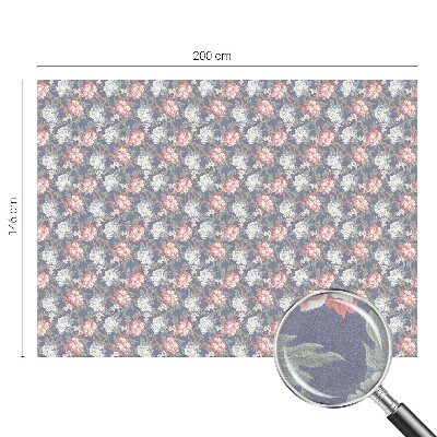 Pellicola per vetri effetto ghiaccio colorato Eleganza floreale