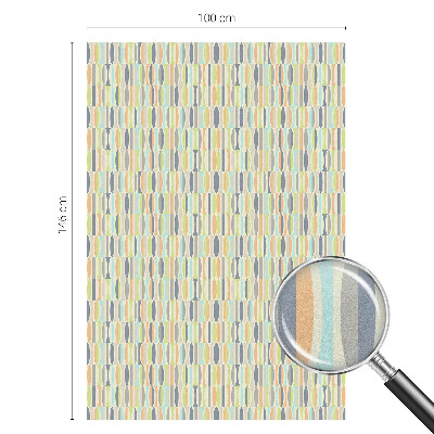 Pellicola per vetri effetto vetrata Modelli ovali