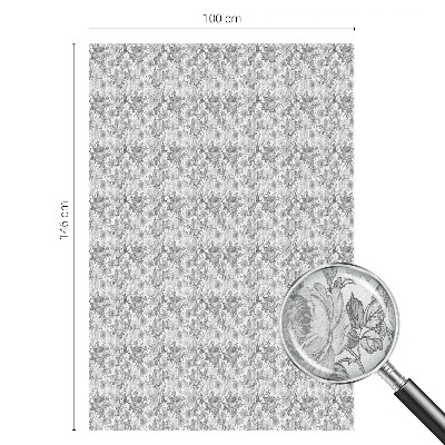 Pellicola per vetri effetto vetrata Eleganza floreale