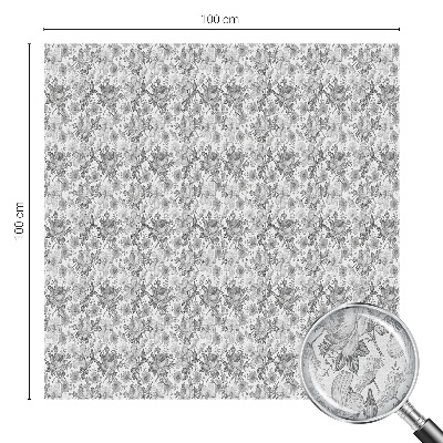 Pellicola per vetri effetto vetrata Eleganza floreale