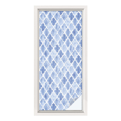 Pellicola adesiva effetto vetrata colorata Eleganza dell'acquerello