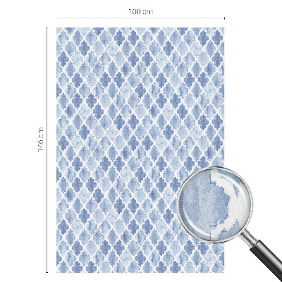 Pellicola adesiva effetto vetrata colorata Eleganza dell'acquerello