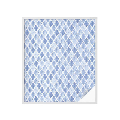 Pellicola adesiva effetto vetrata colorata Eleganza dell'acquerello