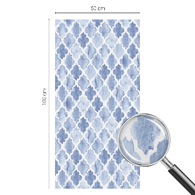 Pellicola adesiva effetto vetrata colorata Eleganza dell'acquerello