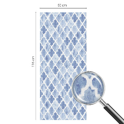 Pellicola adesiva effetto vetrata colorata Eleganza dell'acquerello