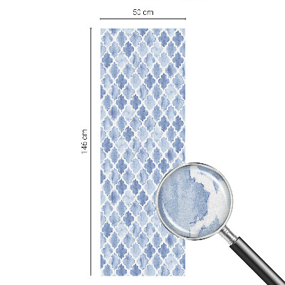 Pellicola adesiva effetto vetrata colorata Eleganza dell'acquerello