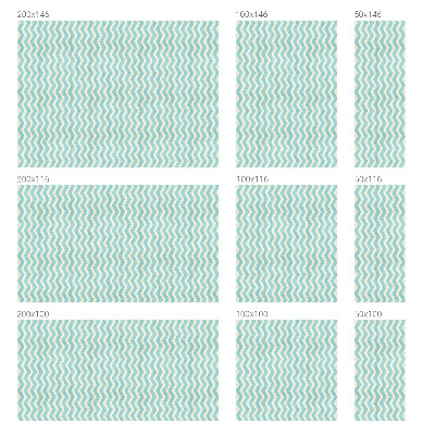 Pellicola per vetri privacy Zigzag blu