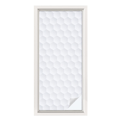 Pellicola per vetri effetto vetrata Mosaico bianco