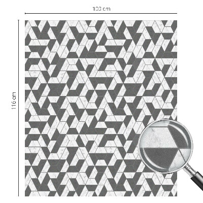 Pellicola per vetri effetto vetrata Illusioni geometriche