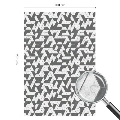 Pellicola per vetri effetto vetrata Illusioni geometriche