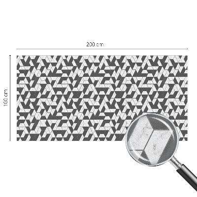 Pellicola per vetri effetto vetrata Illusioni geometriche