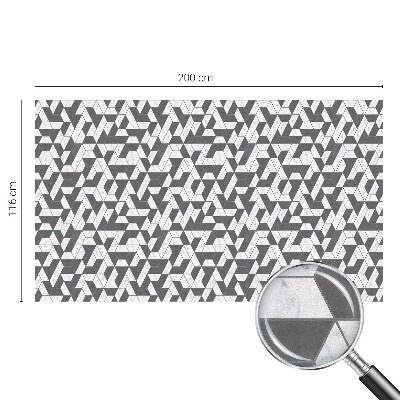 Pellicola per vetri effetto vetrata Illusioni geometriche