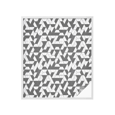 Pellicola per vetri effetto vetrata Illusioni geometriche