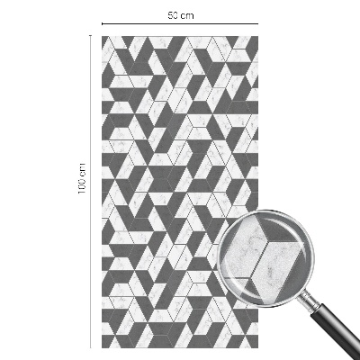 Pellicola per vetri effetto vetrata Illusioni geometriche