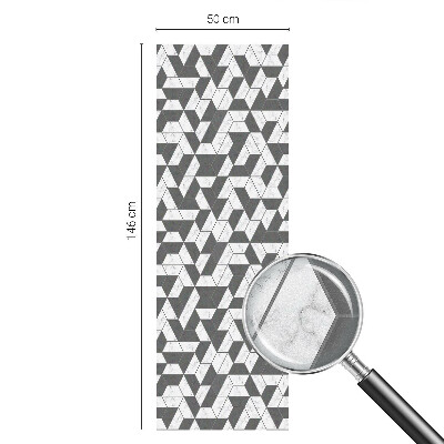 Pellicola per vetri effetto vetrata Illusioni geometriche