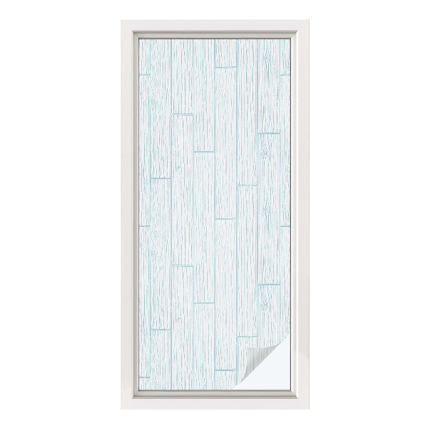 Pellicola per vetri effetto vetrata Modello in legno