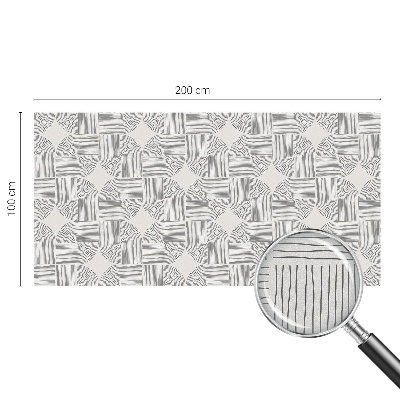 Pellicola per vetri effetto ghiaccio colorato Simmetria pacifica