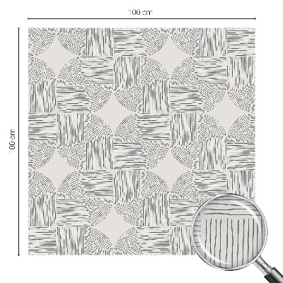 Pellicola per vetri effetto ghiaccio colorato Simmetria pacifica