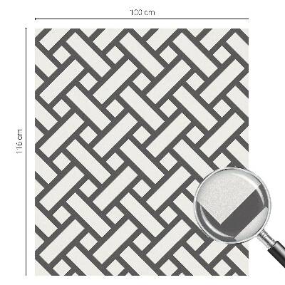 Pellicola decorativa per vetri Rettangoli intrecciati