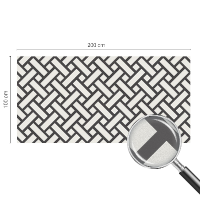 Pellicola decorativa per vetri Rettangoli intrecciati