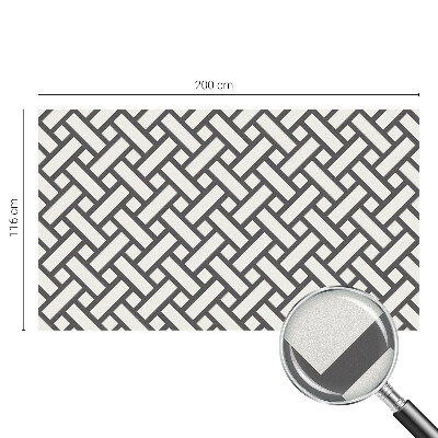 Pellicola decorativa per vetri Rettangoli intrecciati