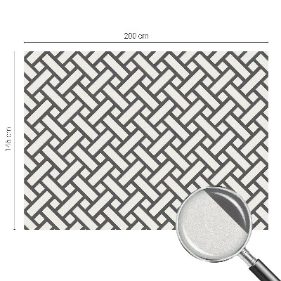 Pellicola decorativa per vetri Rettangoli intrecciati