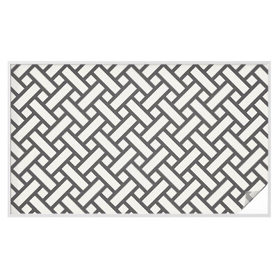 Pellicola decorativa per vetri Rettangoli intrecciati