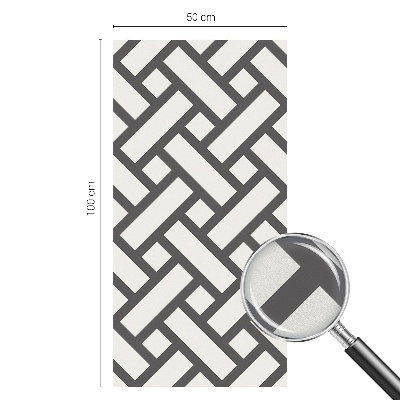 Pellicola decorativa per vetri Rettangoli intrecciati