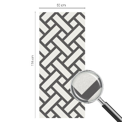 Pellicola decorativa per vetri Rettangoli intrecciati