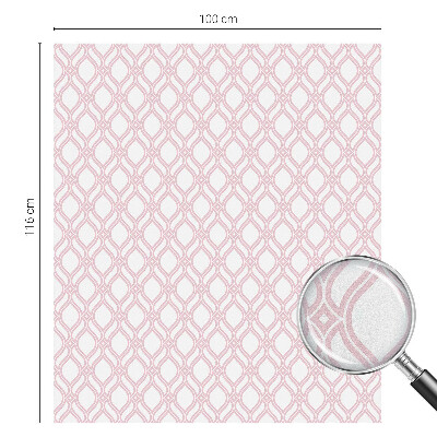 Pellicola adesiva effetto vetrata colorata Linee rosa