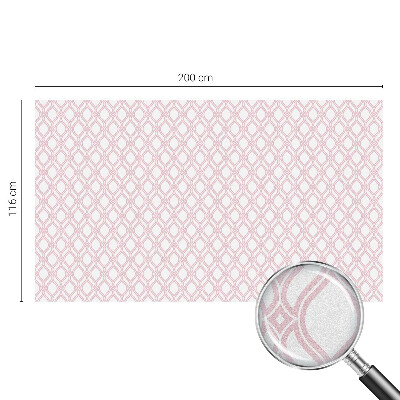 Pellicola adesiva effetto vetrata colorata Linee rosa