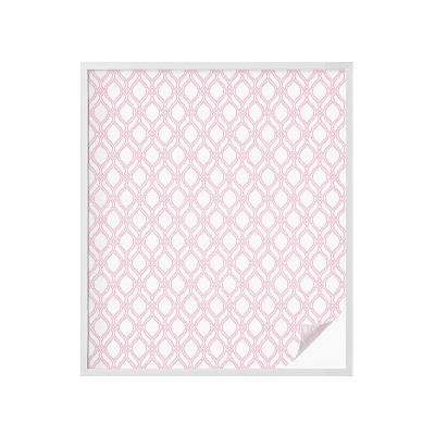 Pellicola adesiva effetto vetrata colorata Linee rosa