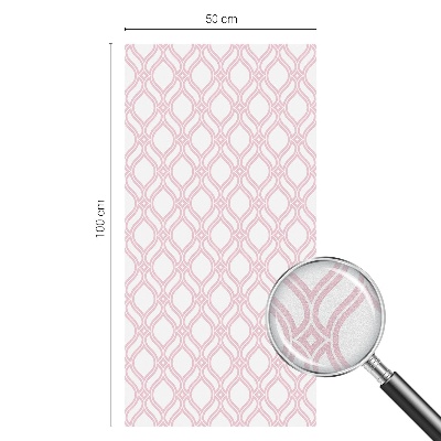 Pellicola adesiva effetto vetrata colorata Linee rosa