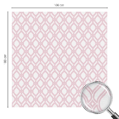 Pellicola adesiva effetto vetrata colorata Linee rosa