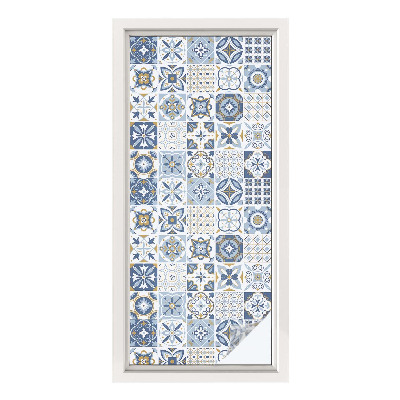 Pellicola per vetri effetto ghiaccio colorato Tessere di mosaico