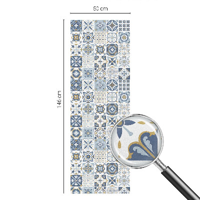 Pellicola per vetri effetto ghiaccio colorato Tessere di mosaico