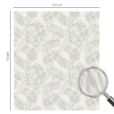 Pellicola decorativa per vetri Eleganza frondosa