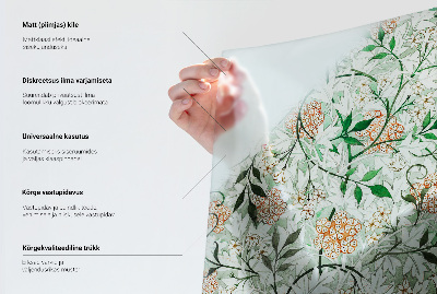 Pellicola decorativa per vetri Eleganza frondosa