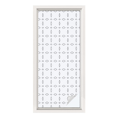 Pellicola adesiva effetto vetrata colorata Forme romboidali