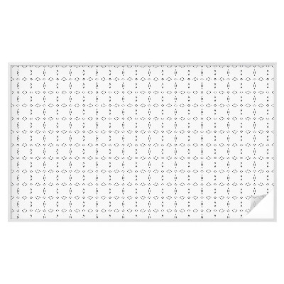 Pellicola adesiva effetto vetrata colorata Forme romboidali